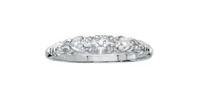 10K White Gold Diamond Matching Wedding Band