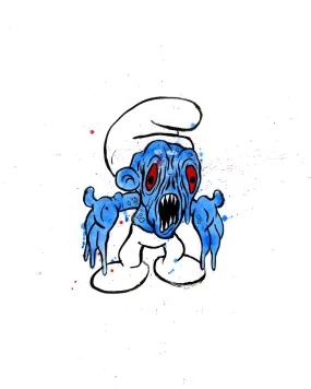 Alex Pardee - "No-Longer Smurf #21"