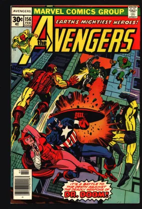 AVENGERS #156 Captain America Iron Man Vision Scarlet Witch Yellowjacket Vs Doctor Doom