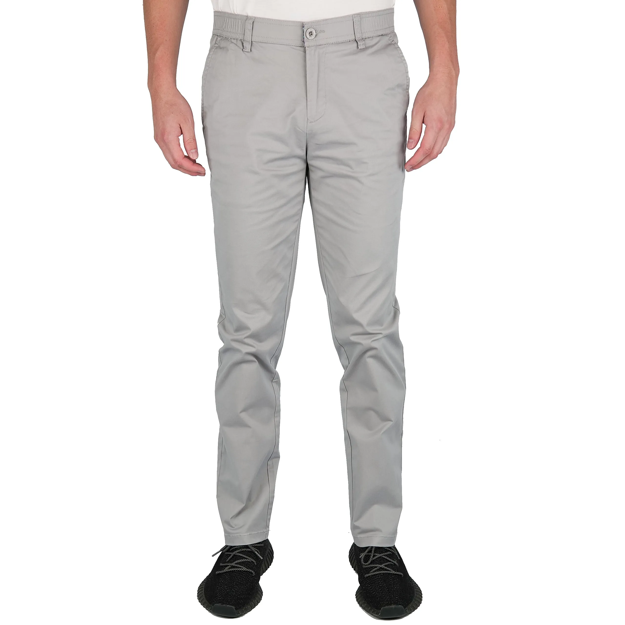 Brushed Stretch Cotton Pants - Final Sale