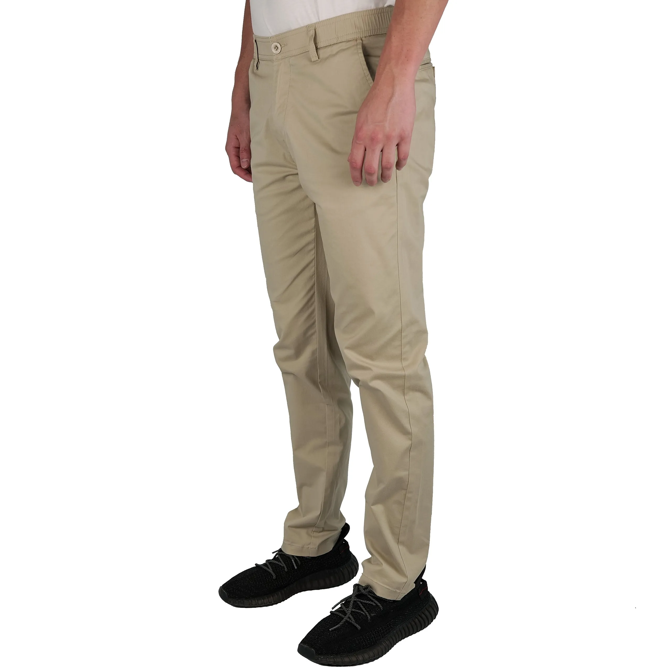 Brushed Stretch Cotton Pants - Final Sale