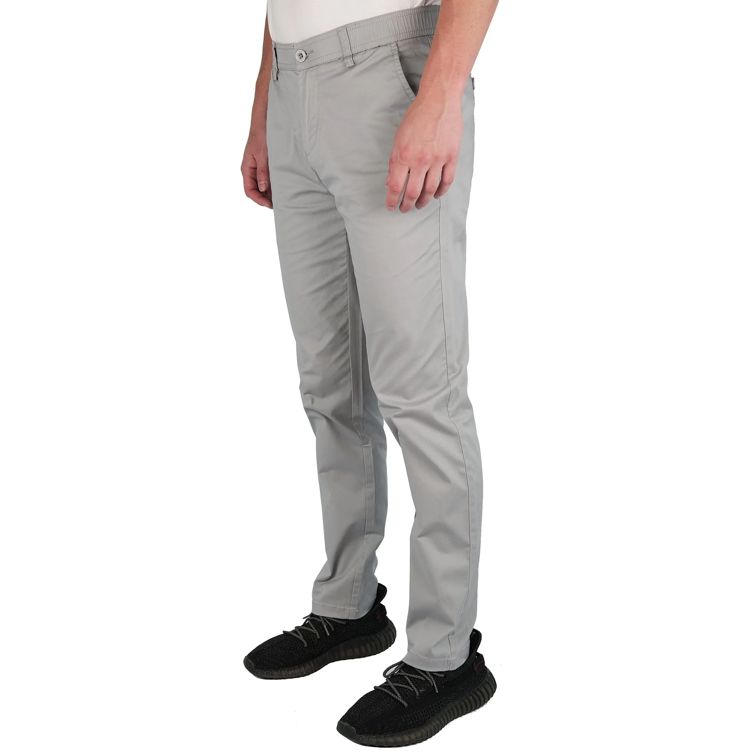 Brushed Stretch Cotton Pants - Final Sale