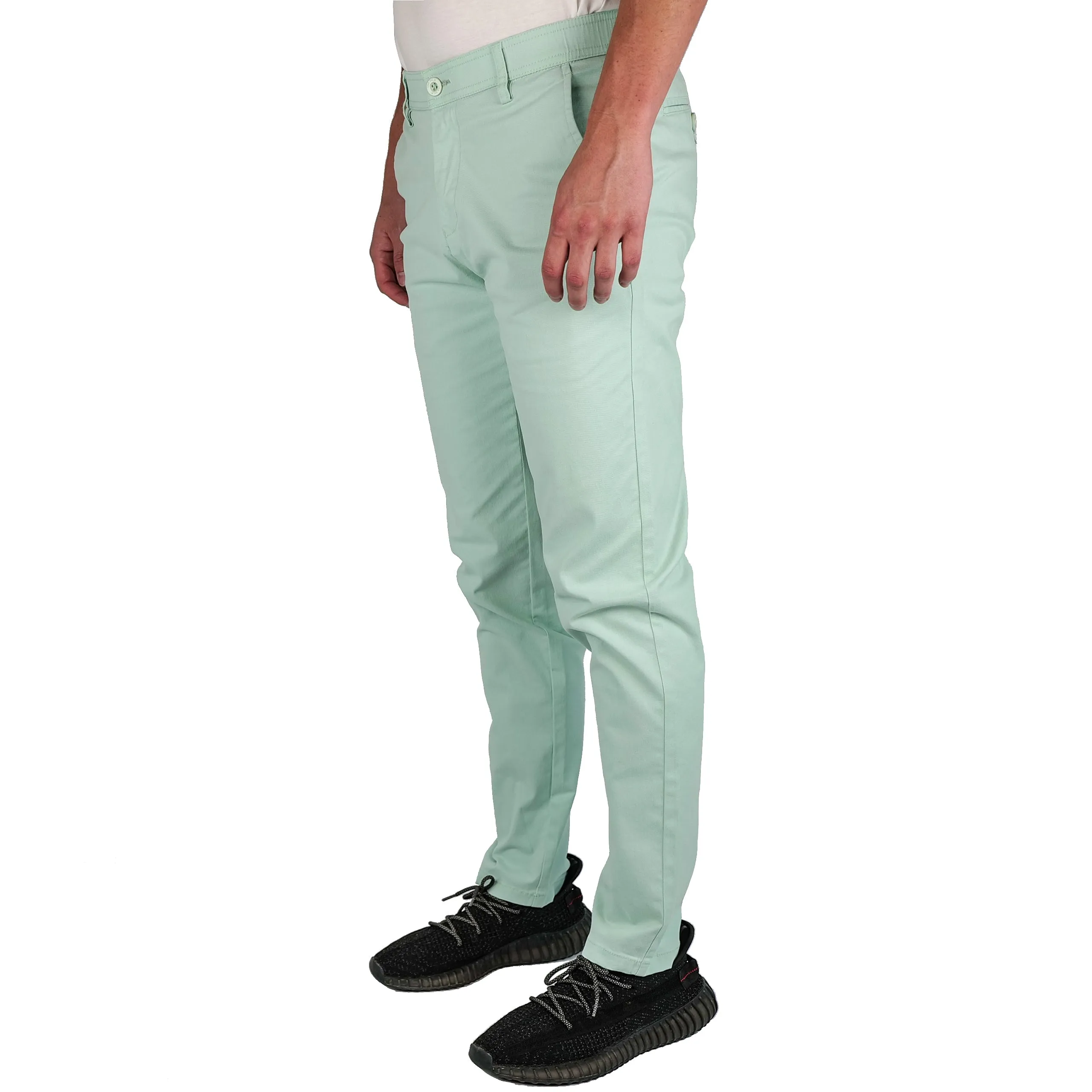 Brushed Stretch Cotton Pants - Final Sale