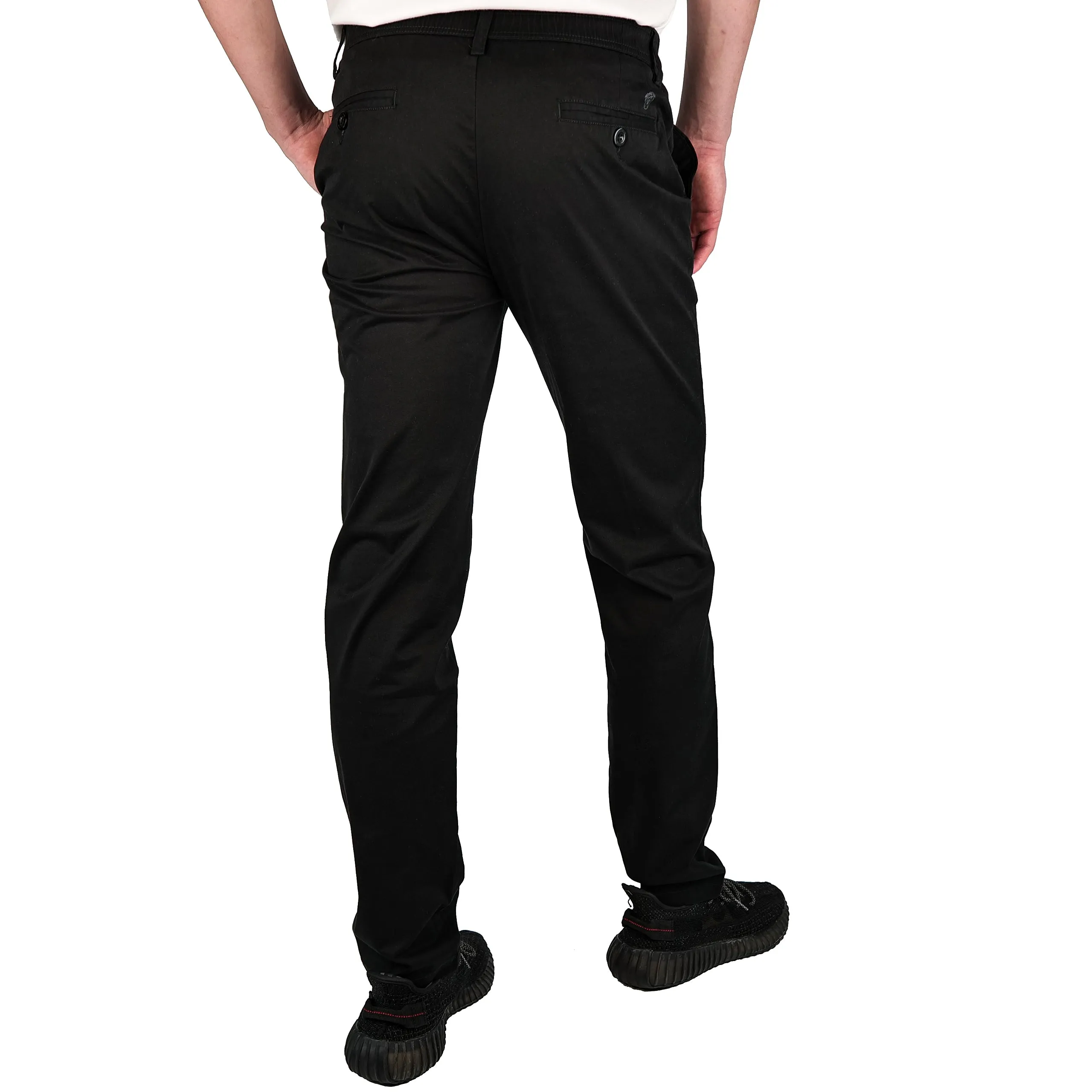 Brushed Stretch Cotton Pants - Final Sale