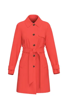 Emme Regular Trench in Coral