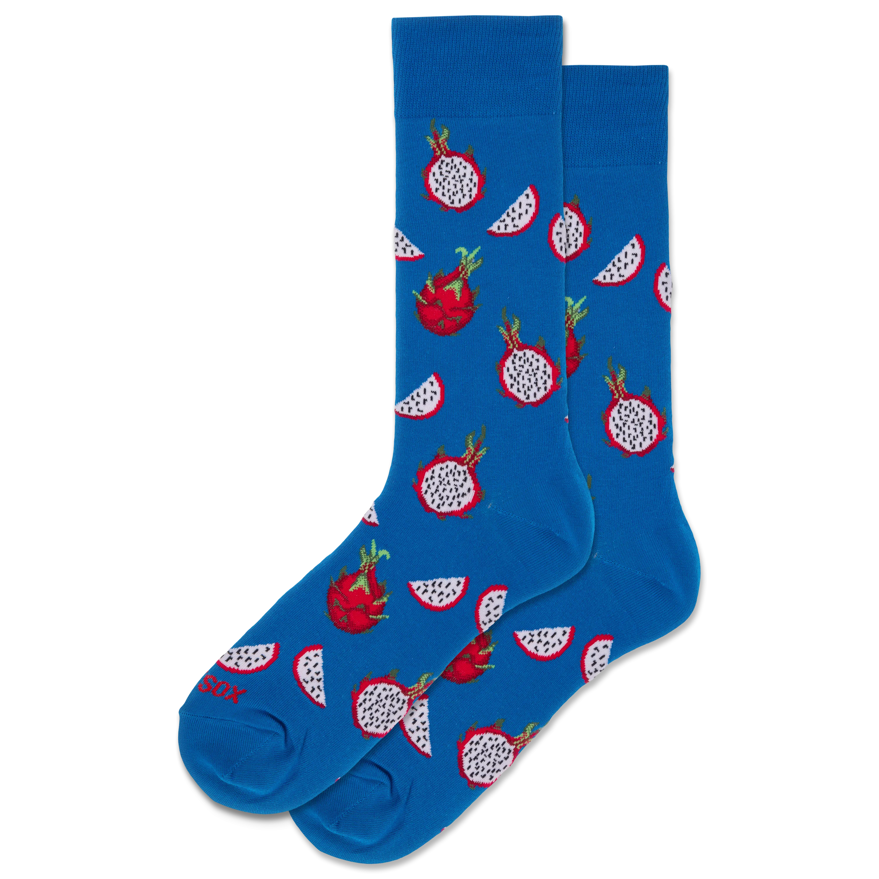 HOTSOX Men's Dragon Fruit Crew Socks