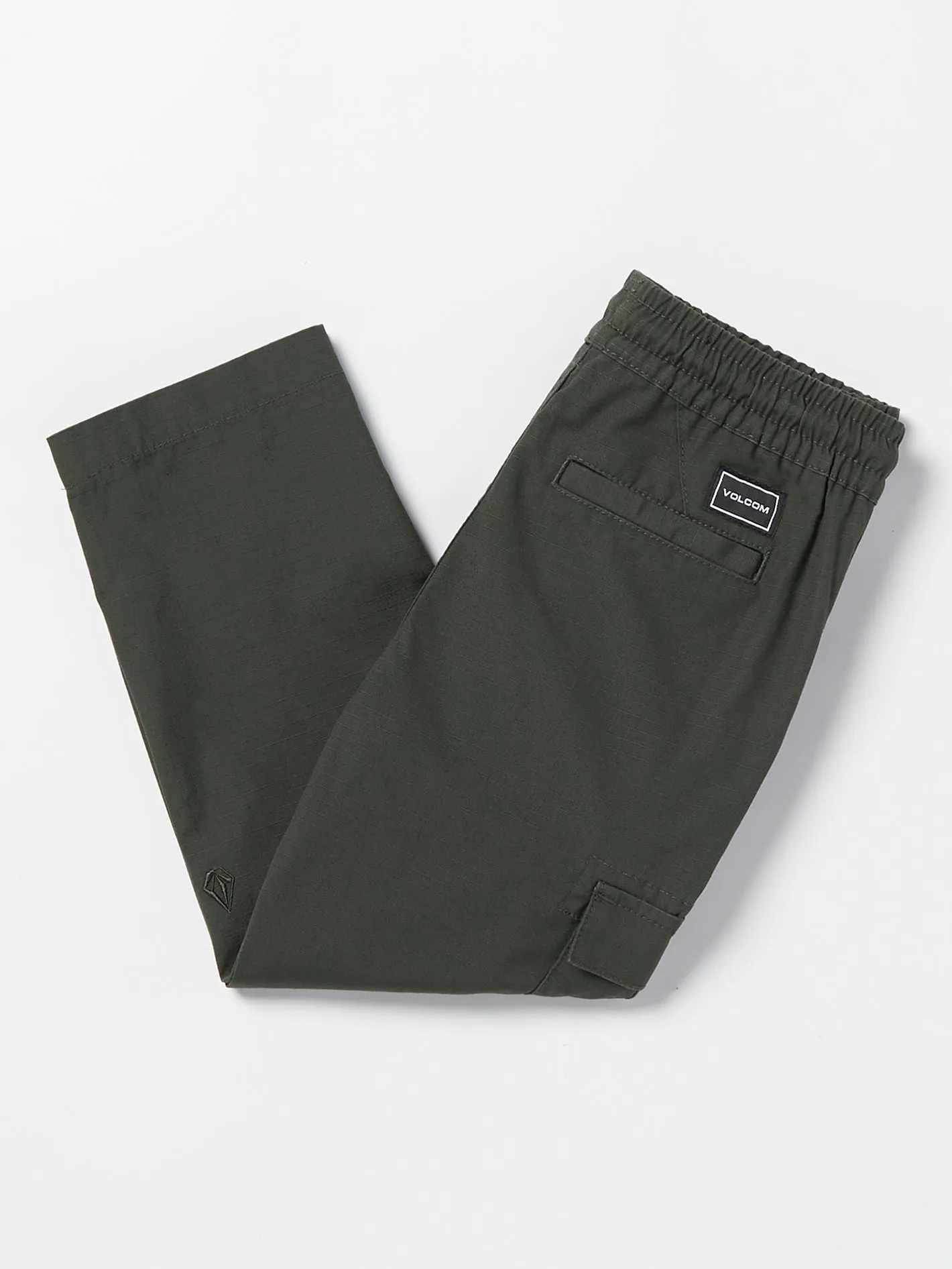 Little Boys March Cargo Elastic Waist Pants - Stealth