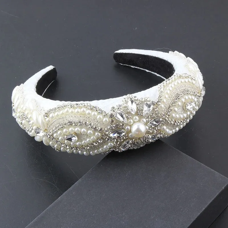 Luxury French Bohemia Crystal Sponge Head Band - Hair Band For Woman