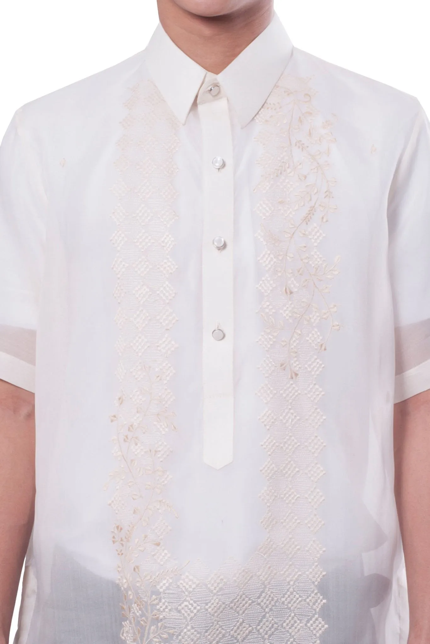 MJ16 - Jusi Barong Tagalog Short-Sleeve