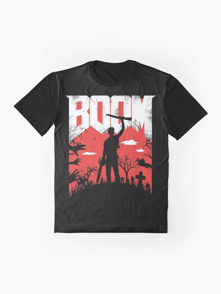 "Boomstick" Evil Dead Graphic T-Shirt