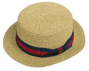 Sakkas Keaton Straw Porkpie Hat