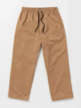 Skate Vitals Simon B Elastic Waist Pant - Dusty Brown