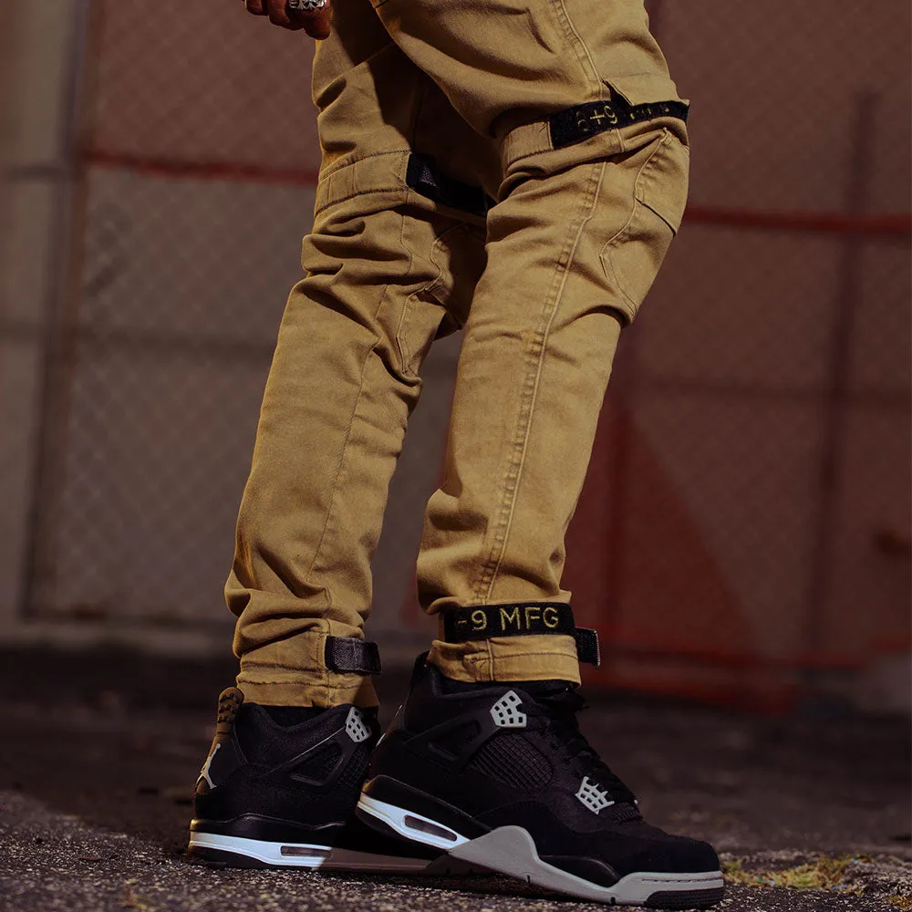 Strapped Up Vintage Washed Utility Pants Olive