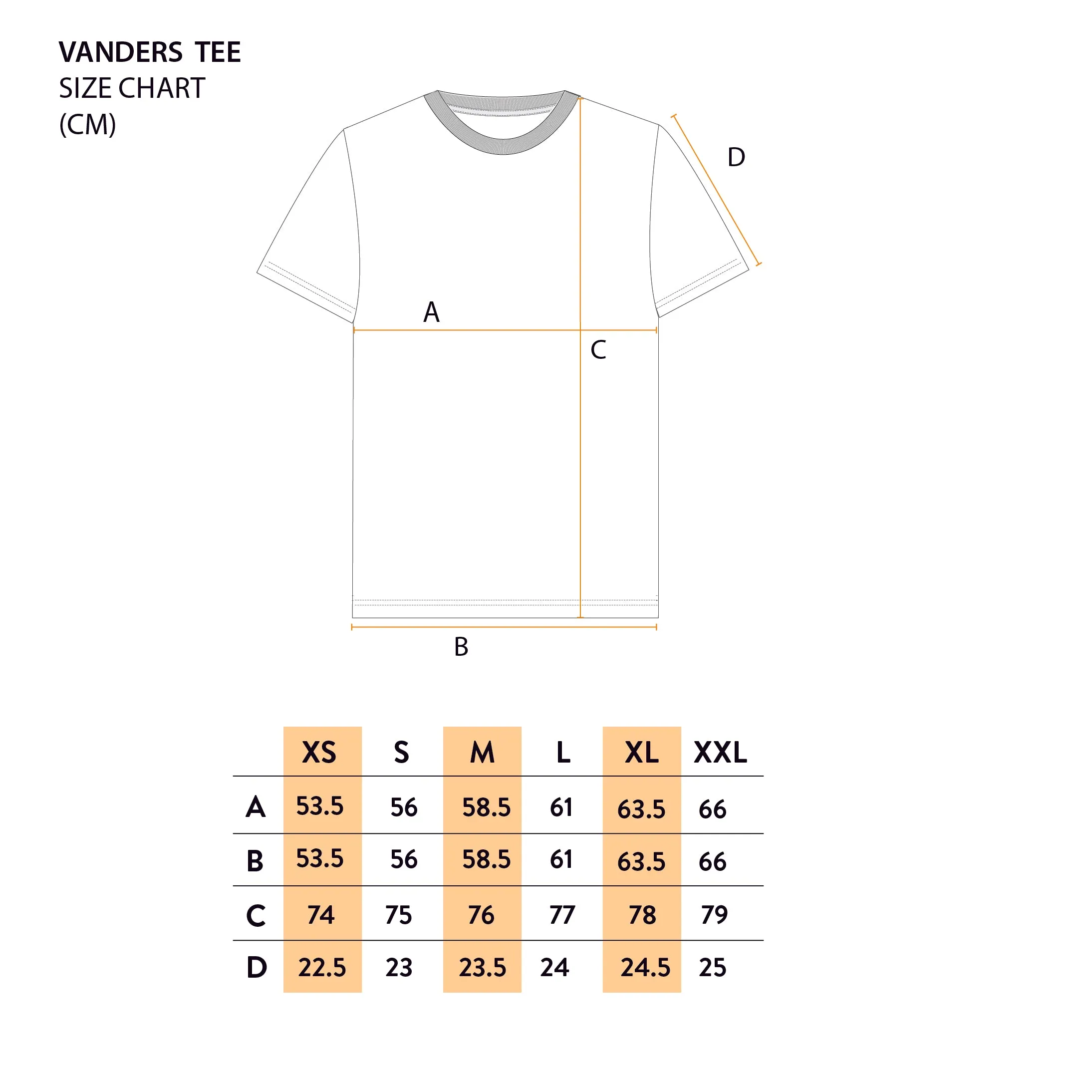 Vanders Loose Tee - White