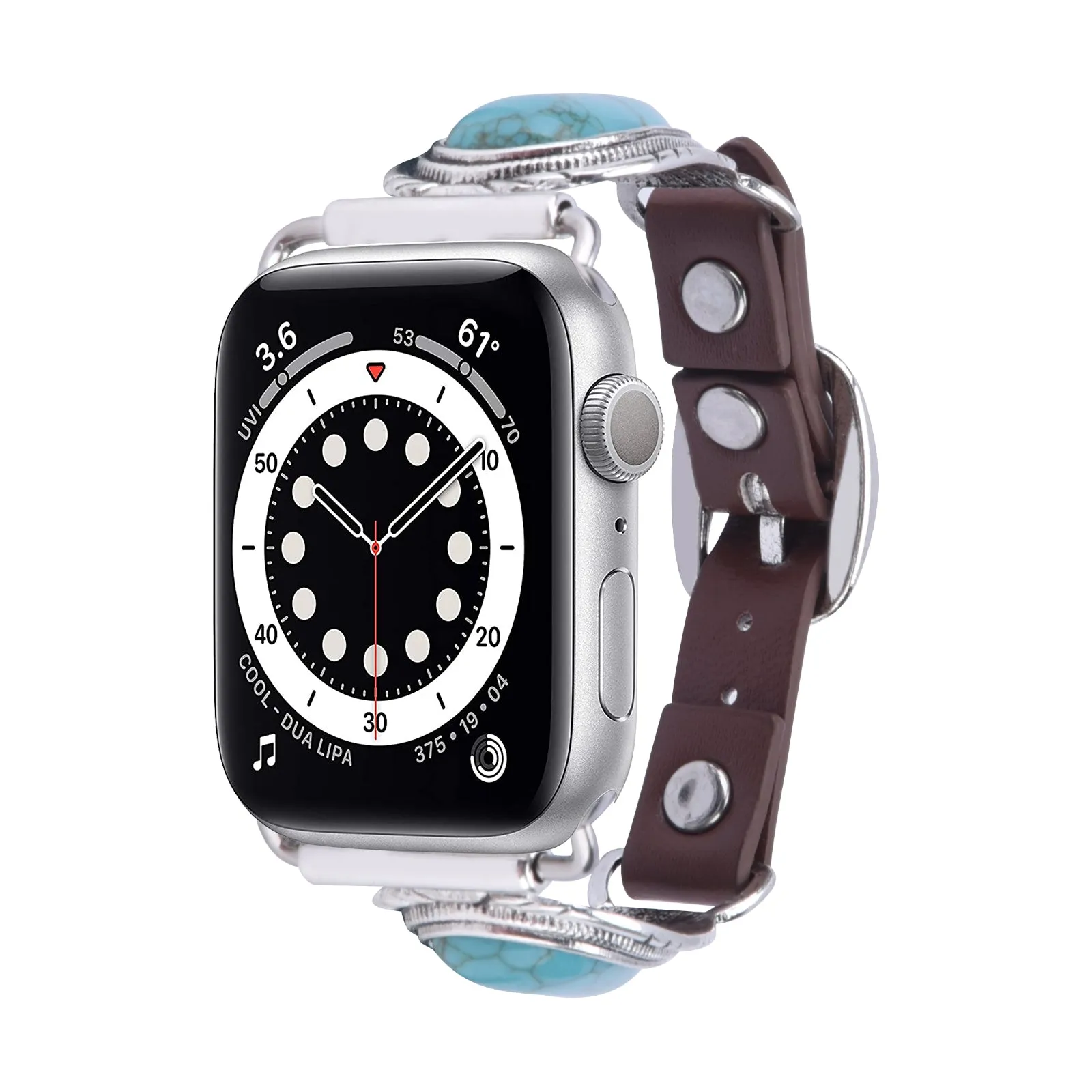 Western Style Metal & Leather Bands for Apple Watch-Assorted Designs